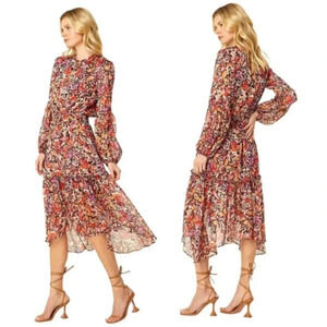 NWT Misa Los Angeles Simone Dress Chiffon size medium